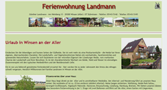 Desktop Screenshot of ferienwohnung-landmann.vkv-winsen.de