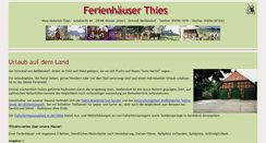 Desktop Screenshot of ferienhaeuser-thies.vkv-winsen.de