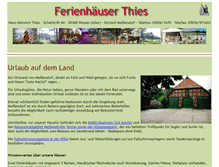 Tablet Screenshot of ferienhaeuser-thies.vkv-winsen.de